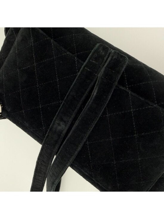 Chanel CC Logo Quilted Sac Black 4 Vintage Backpack main image 15